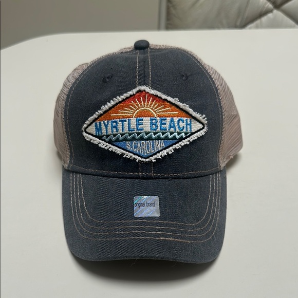 ❤️🆕 MAHI SURF CO Myrtle Beach Trucker Hat with Sunset Patch NWT - Picture 2 of 6